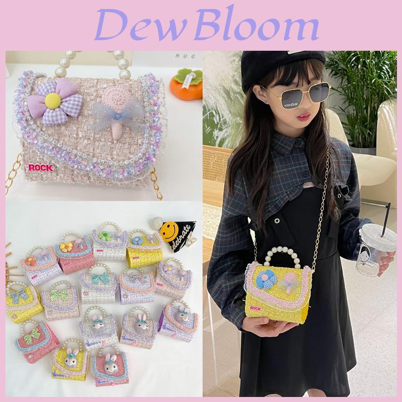 Kids Girls Handheld Shoulder Bag Made Of Cotton Linen With Water Resistant And Durable Features