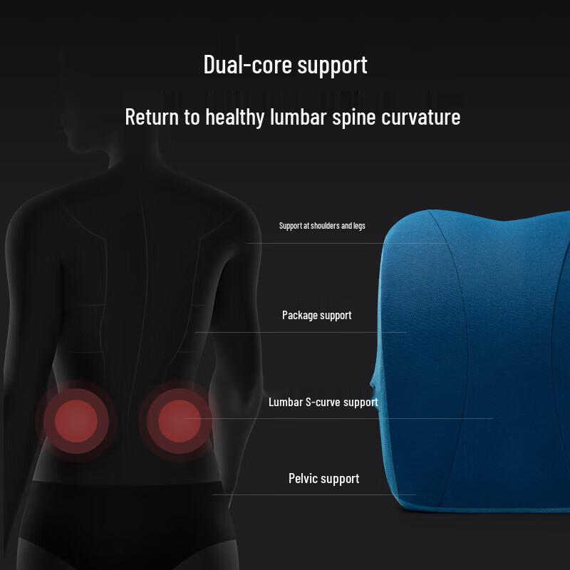 JAGO Ergonomic Lumbar & Back Support Pillow
