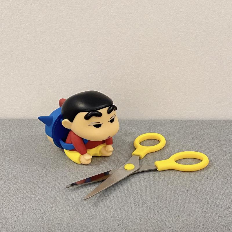 Crayon Shin-Chan Scissor Storage Cute Cartoon Originality Modeling Storage Ornament Office Desktop Ornament Student Gift