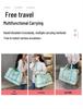 Large Capacity Colorful Shiny Fitness Travel Bag with Wet/Dry Separation - Versatile Crossbody Shoulder Bag