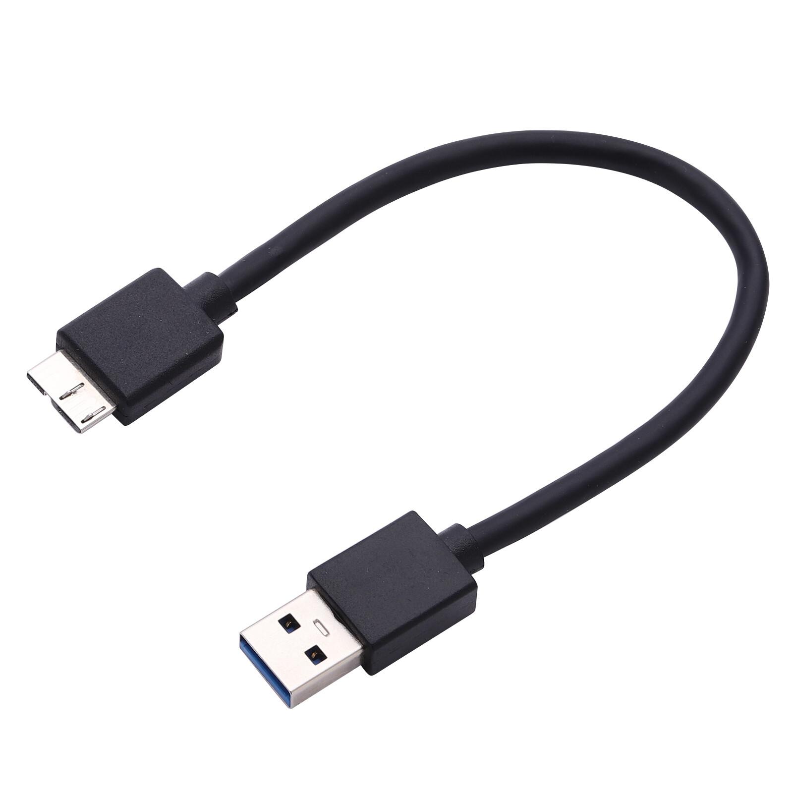 

USB 3.0 Cable Cord For Seagate Backup Plus Slim Portable External Hard Drive HDD 20CM чёрный