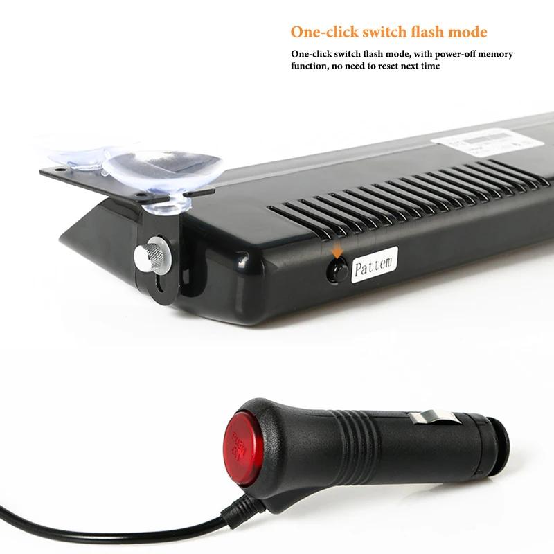 12LED Notfall LED Blitzlicht Polizei für Auto LKW Rot Blau Gelb Weiß LED Blinker Leuchtfeuer Warnleuchte Autolicht Baugruppe