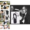 Fashion Mens Antitheft Phone Package Black Shoulder Bag Hidden Backpack For Casual Use