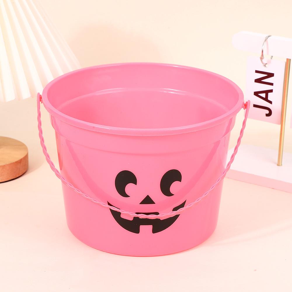 Pumpkin Bucket Trick or Treat Bucket Party Supply Halloween Candy Container Halloween Bucket