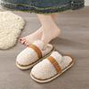 Fashion Winter Warm Women Slippers Simple Velvet Slippers for Outer Wear 2025 Autumn/Winter Cotton Trailers Winter Fashion Women's Shoes