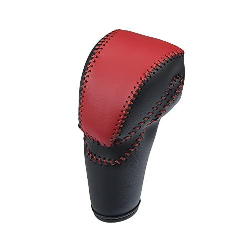 

Чехол на ручку переключения передач ABSOPRO, накладка на рычаг автоматической коробки передач для Honda Accord 9 2013-2017, черный из искусственной кожи, с темно-красной линией