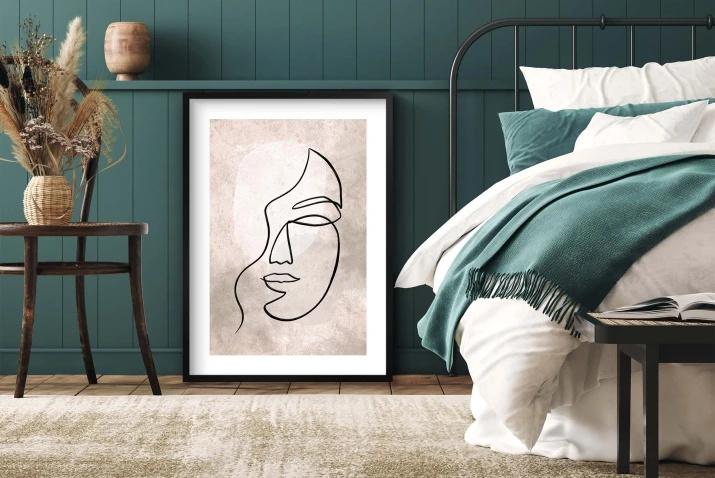 Nowoczesny Plakat Obraz ścienny na ścianę Beżowy Boho Kobieta do salonu