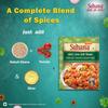 Suhana Chhole Chana Miscela di Spezie 50 g Confezione da 4 Curry Masala Indiano del Nord Istantaneo Mix Facile da Cucinare Salsa in Stile Ristorante