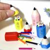 Accessory 10/12pcs Kid Pretend Play Toy Dollhouse Miniature Colored Pen Mini Pencil School Supplies Model Doll House