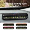 For Car Phone Number Card Temporary Parking Card Plate Number 5 Series G30 G31 G32 G38 2021 2020 2019 2018 E46 E91