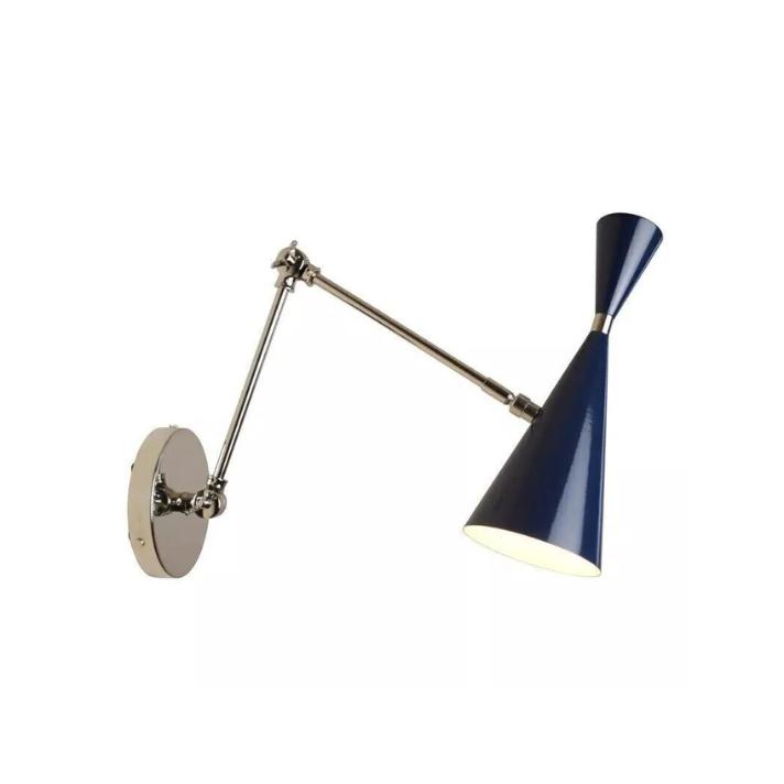 Handmade Mid-Century Brass Wall Lamps – Adjustable Vintage White Sconce Lights Best For Room/kitchen