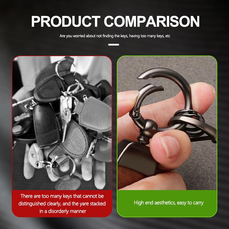 ICPG4 For Skoda 3D Metal Leather Car Keychain Key Ring Auto Emblem Accessories Fabia 1 2 Octavia a7 RS Superb Rapid Yeti Karoq Vision
