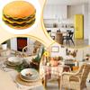 Hamburger Plate Set Stackable Hamburger Plate Set Burger 6 Layers Mini Dinner Plate Home Dining Plate Table Decoration