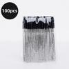Einweg-Wimpernbürsten, Mascara-Bürsten Make-up-Applikator-Set für Wimpern- und Augenbrauenverlängerung mit Behälter (schwarz)