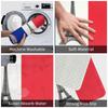 Flag Of France Doormat Mat Anti-Slip French La Tour Eiffel Kitchen Bathroom Bedroom Rug Carpet 40*60cm