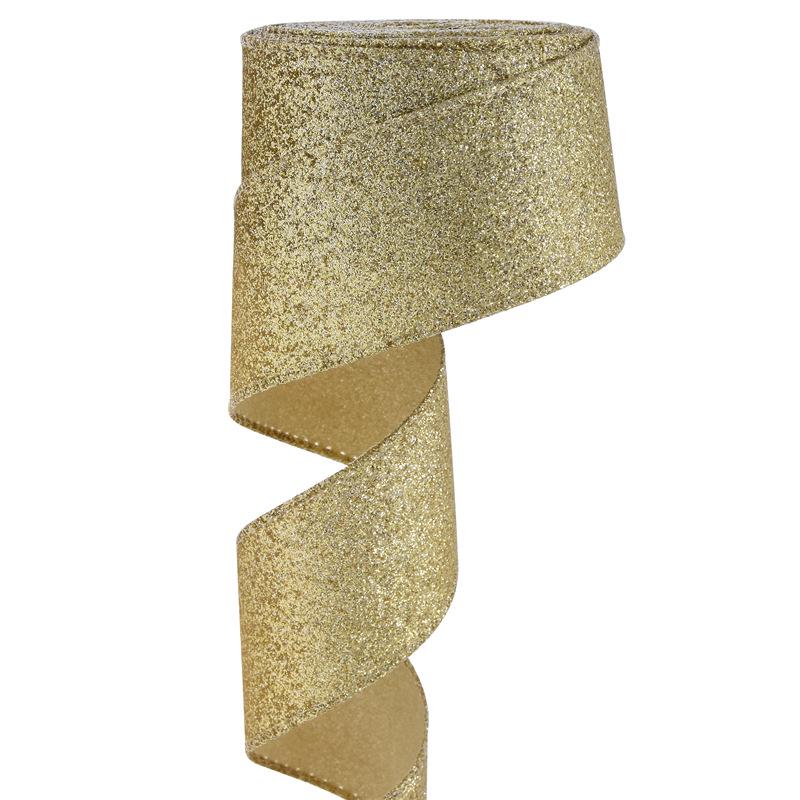 European & American Christmas Tree Decoration: Handmade Shiny Ribbon Flowers, Bows & Blue Iridescent Streamers