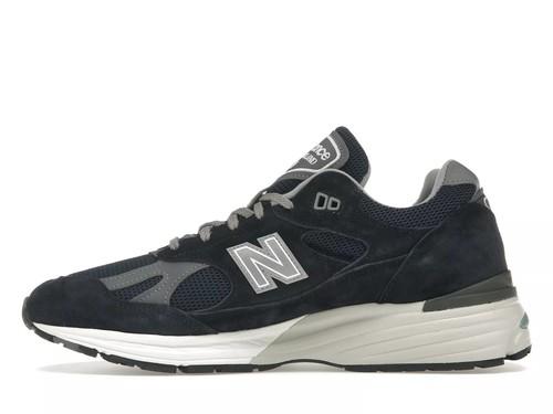 New Balance 991v2 Made In England Silver Blue - U991NV2 Men's Shoes