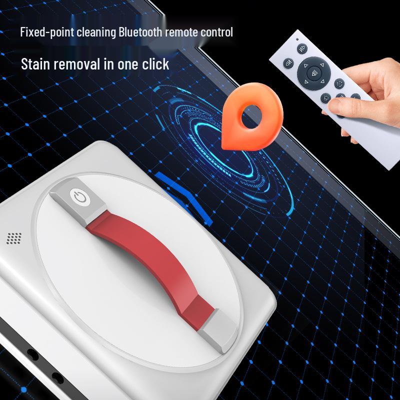 2025 Smart Four-Spray Two-Way Home Window Cleaning Robot with App Control