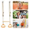 Swing Set Trapeze Bars Playground Equipment Rings Bar Ergonomic Sensory Rings Game for Children Kids Adults Indoor Playtime