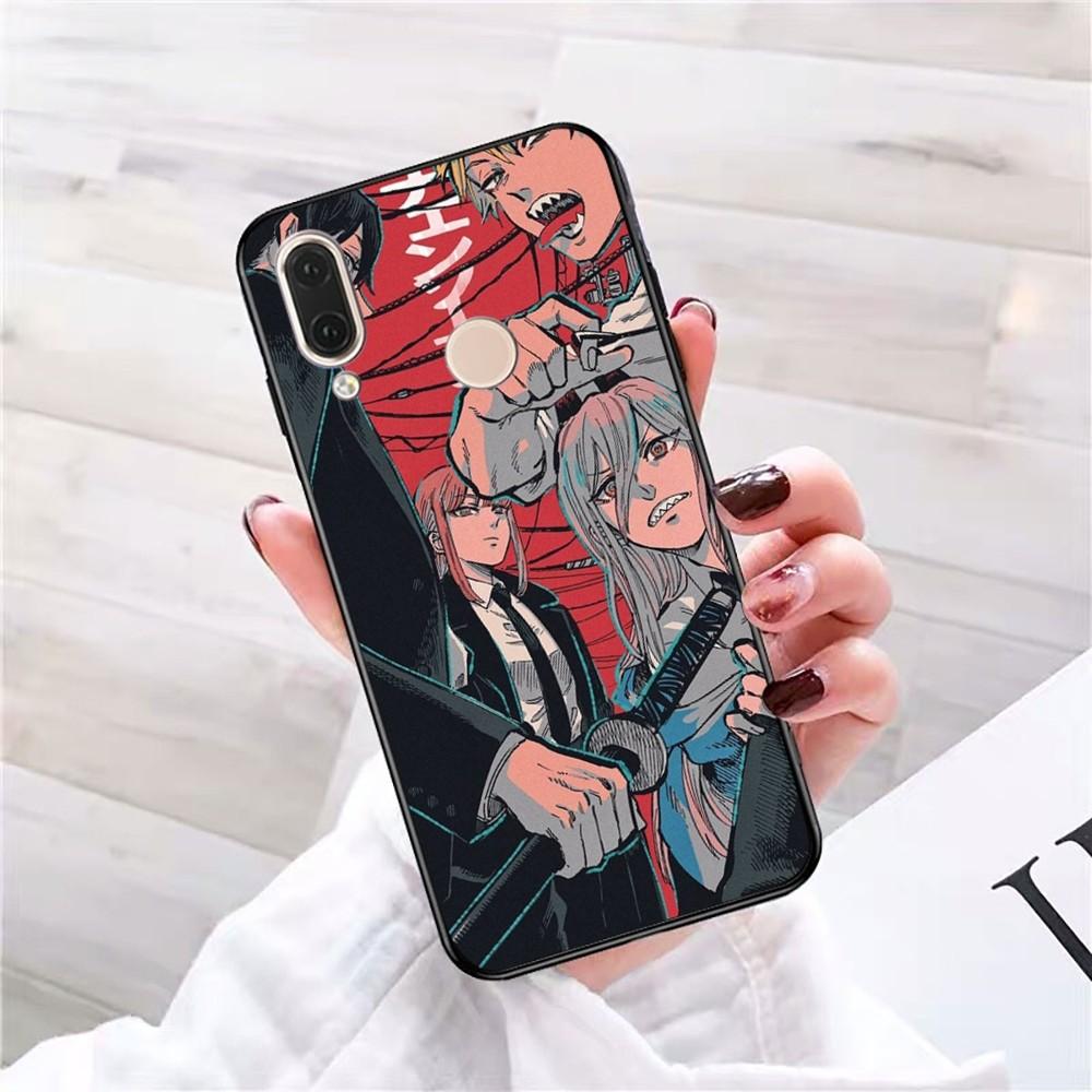 Chainsaw Man Phone Case For Redmi 5 6 7 8 9 10 Plus Pro 6 7 8 9 A GO K20 K30 K40 Pro Plus F3 Fundas