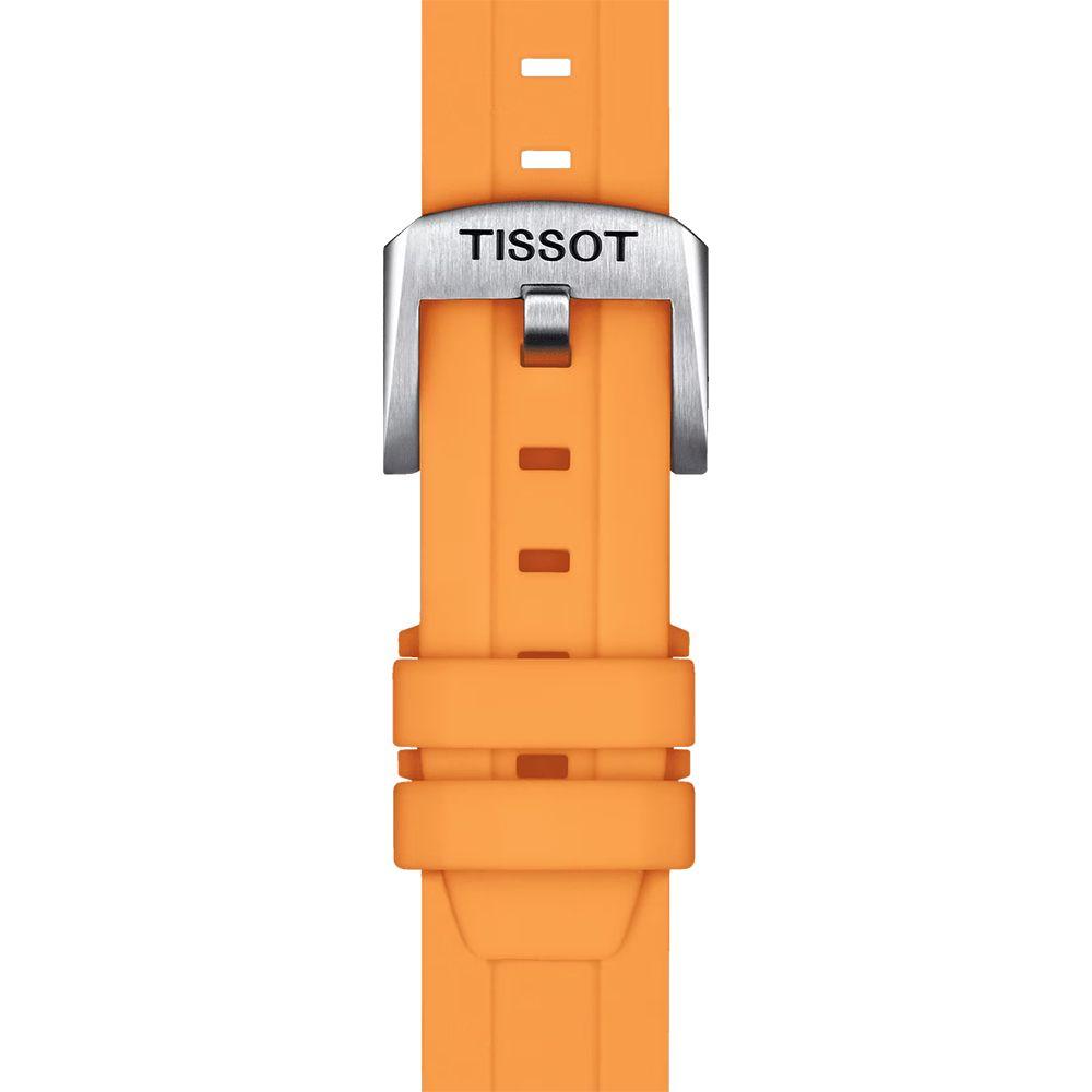 [Tissot] Orange Rubber Strap Lug 18 MM T852.047.452