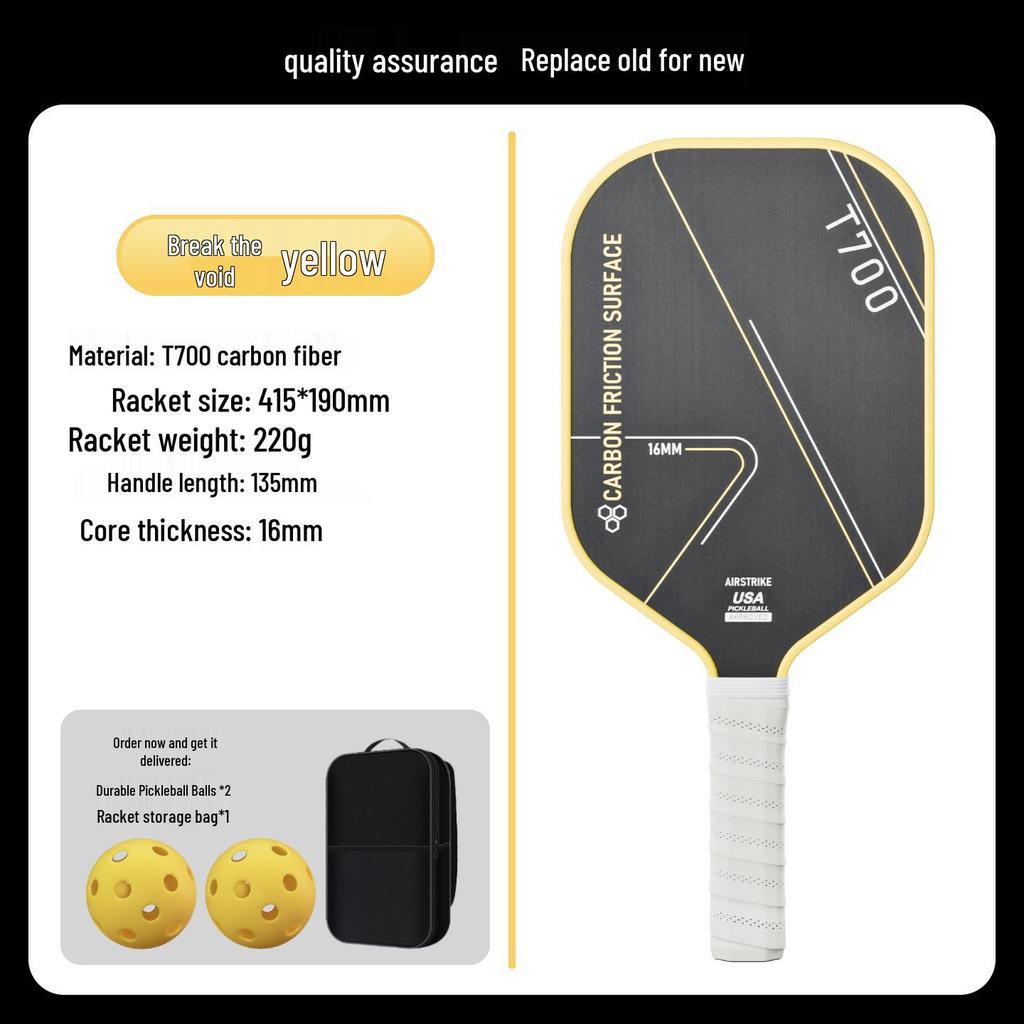 Carbon Fiber Pickleball Paddle Set for Adults & Children