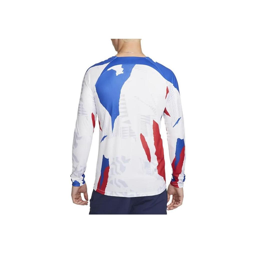 Nike France National Team Football Training Sweatshirt With Contrast Long Sleeves And Crew Neck Men Tops Multiple DM9533-100