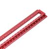24 Inch Scribing Ruler Snap in Slider and Thickened Base 360 Degree Marking Aluminum Alloy Adjustable T Square Scriber
