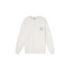New MLB Base Logo Sweatshirts Unisex Beige 3AMTF5116-50CRS