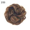 Puntos Kobiety Elastyczna koka z włosów Przedłużanie kucyka Messy Falista Chignon Hairpiece Akcesoria