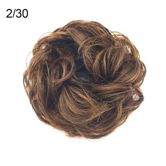 Puntos Kobiety Elastyczna koka z włosów Przedłużanie kucyka Messy Falista Chignon Hairpiece Akcesoria