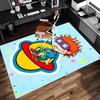 1pc Rugrats Print Area Rug - Soft, Washable Non-Slip Indoor Mat for Office Chairs, Living Room, Home Office Decorative Rug