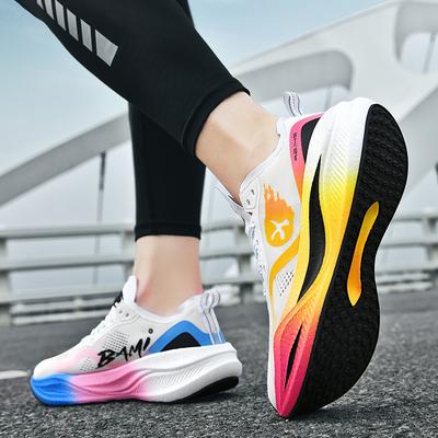 Men's Shoes 2025 New Running Shoes Couple Casual Sports Shoes Mesh Summer Breathable Versatile Trend Marathon Shoes