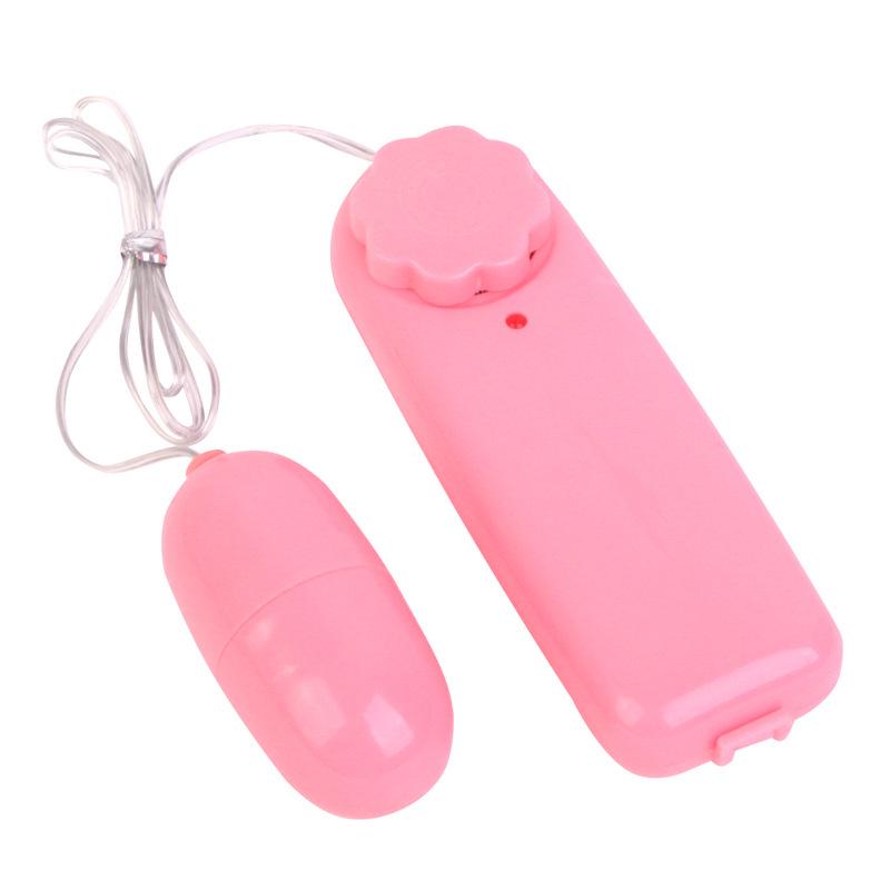 Solid Color Vibrating Egg Massager with Remote Control - Silent Mini Vibrator for Women