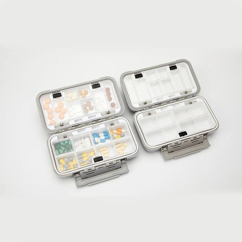 Větší cestovní krabička, Organizér pro ukládání domácích léků, Zásobník, Dávkovač tablet na léky, Úložný box