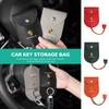 For Car Key Bag Pull-Out Key Box Pocket Keychain Leather Key Bag Cayenne Boxster Macan 968 Panamera 911 Carrera-GT 918
