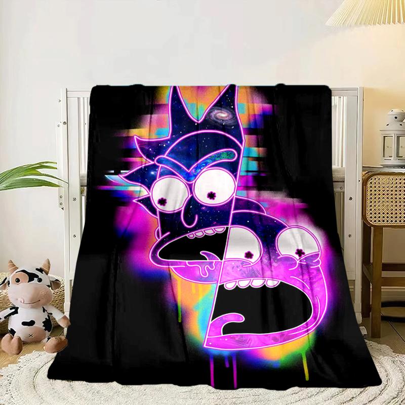 Monster Scientist Blanket Flannel Blanket for bed, sofa, Camping, Hiking, Picnic Essentials, gift for family Fan gifts