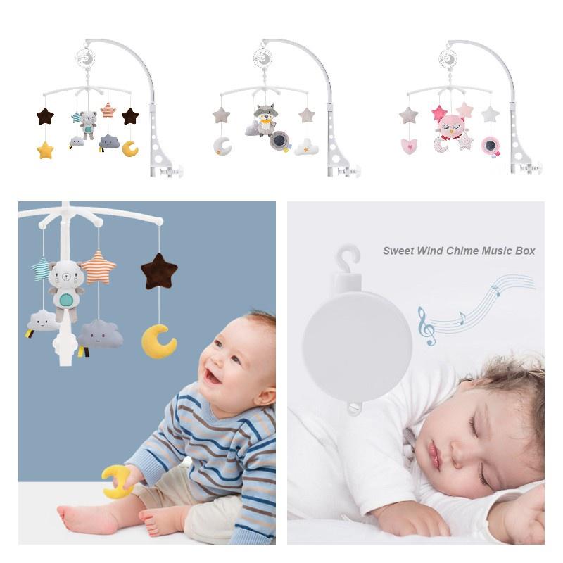 Baby Bett Mobile Spielzeug Drehendes Musikalisches Krippenrassel Für 0-1 Jährige Keine Batterie Erforderlich China Hersteller