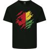 Zerrissenes Guinea-Bissau Flaggentag Fußball Kinder T-Shirt Kinder