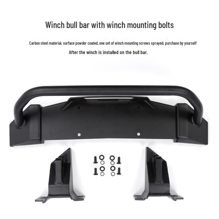 Ford Bronco Front Bumper Light Bar Spotlight Bull Bar Exterior Upgrade.