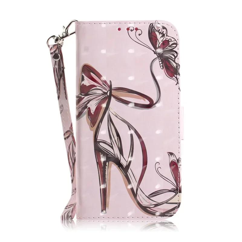 New Painted Case for Xiaomi Poco M6 X6 C65 Pro Wallet Case Xiomi Mi PocoM6 PocoX6 Pro PocoC65 Cartoon Flower Leather Book Cover