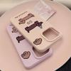 Korean Sausage Puppy Soft Silicone Phone Case For iPhone 16 Pro Max 15 14 13 12 11 Pro 15 16 Plus Shockproof Bumper Cover