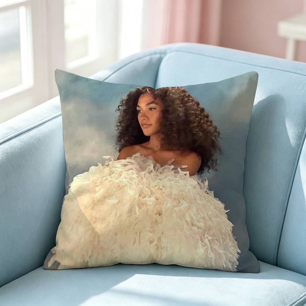 London Soul Songstress Olivia Dean Square DoubleSided Printed Pillow Case Bedroom Bedside Pillow Sofa Cushion Cover