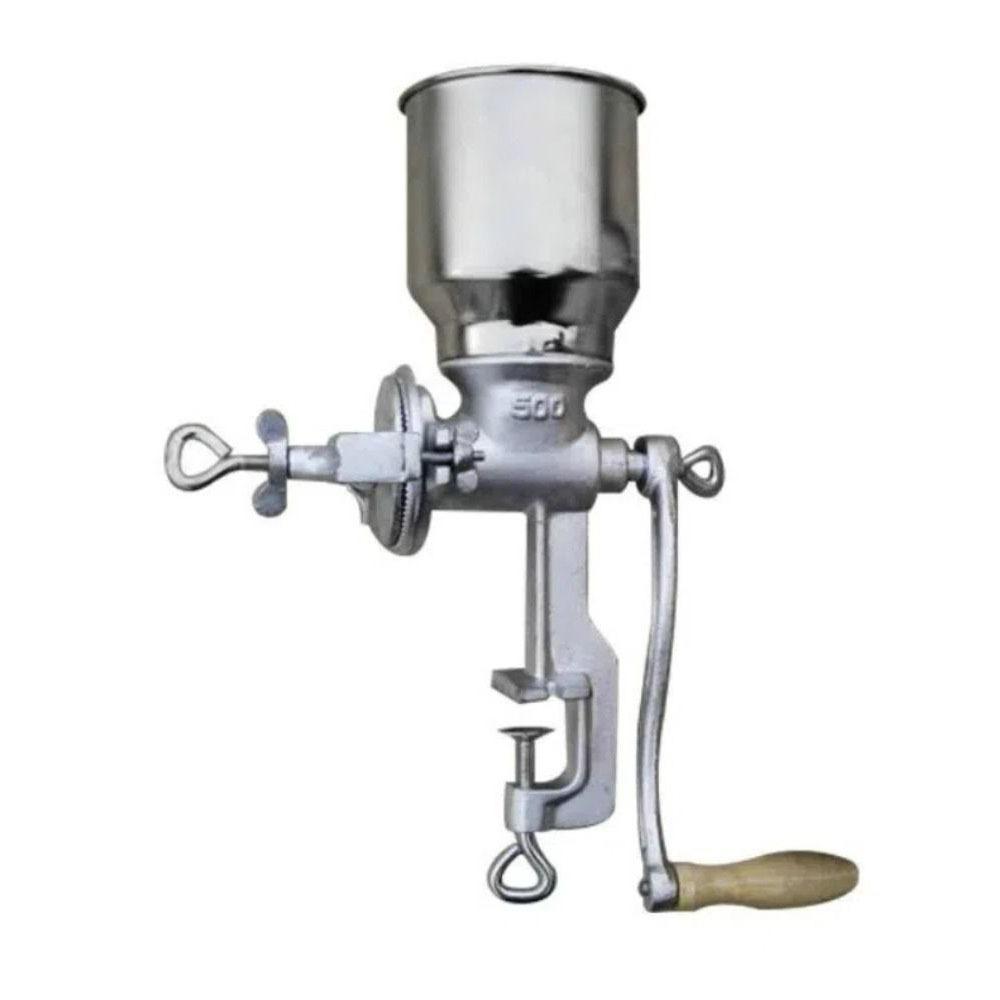 

Чугунная ручная зернодробилка для кукурузы и пшеницы, ручная мельница для кукурузы для пшеничного зерна серебряный