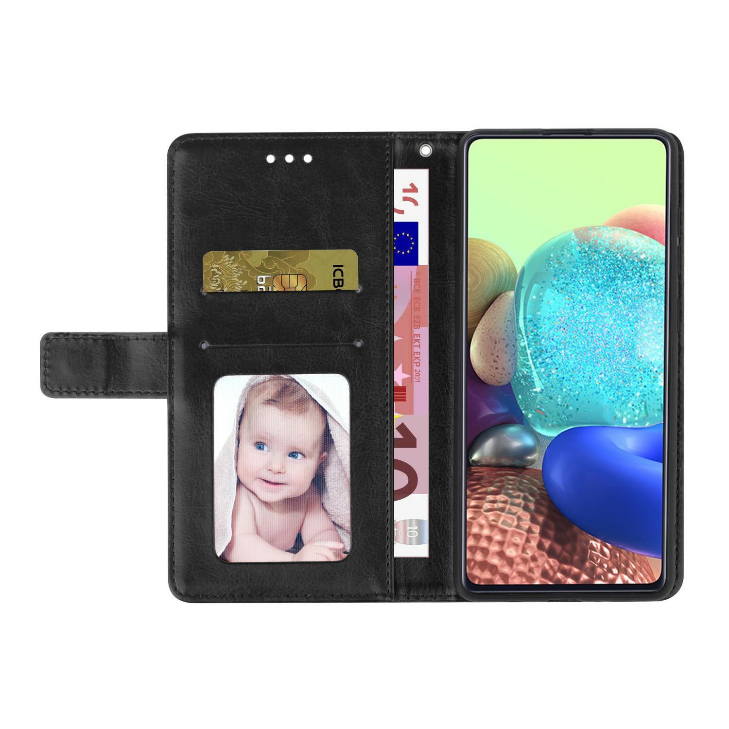 

For Xiaomi Poco C75 4G/Redmi 14R 5G/14C 4G Case with Wrist Strap Y Shaped Lines Imprint Leather Phone Cover Black