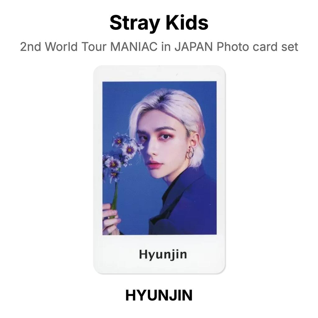 Stray Kids 2. světové turné MANIAC v JAPONSKU Sada fotokaret Oficiální fotokarta