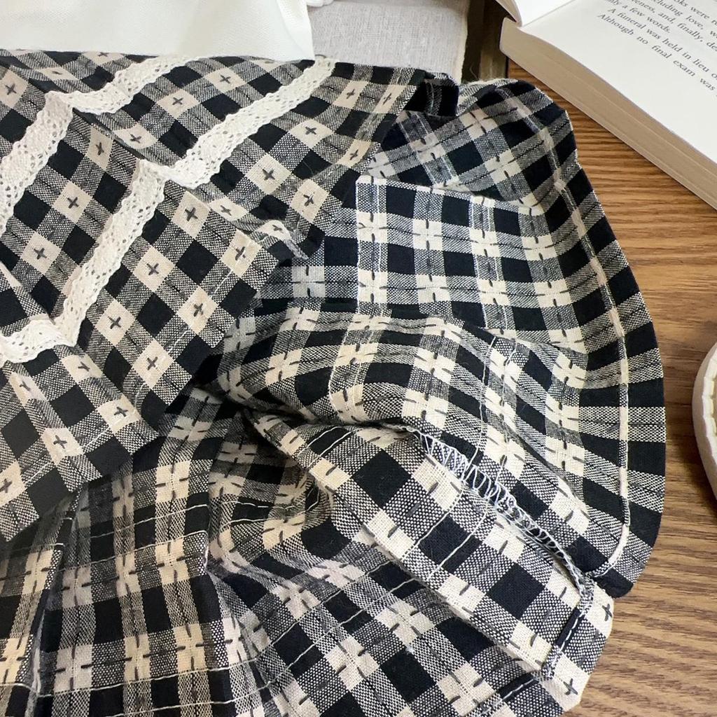 Mädchen Preppy Sommer Koreanisches Prinzessinnenkleid - Stilvolles Babykleid AXB181