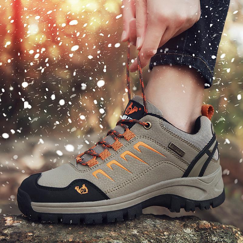 36-47 Winter Paar Plus Samt Warme Outdoor Spezialagent Wanderschuhe Wanderschuhe Sportschuhe Baumwollschuhe Schneestiefel