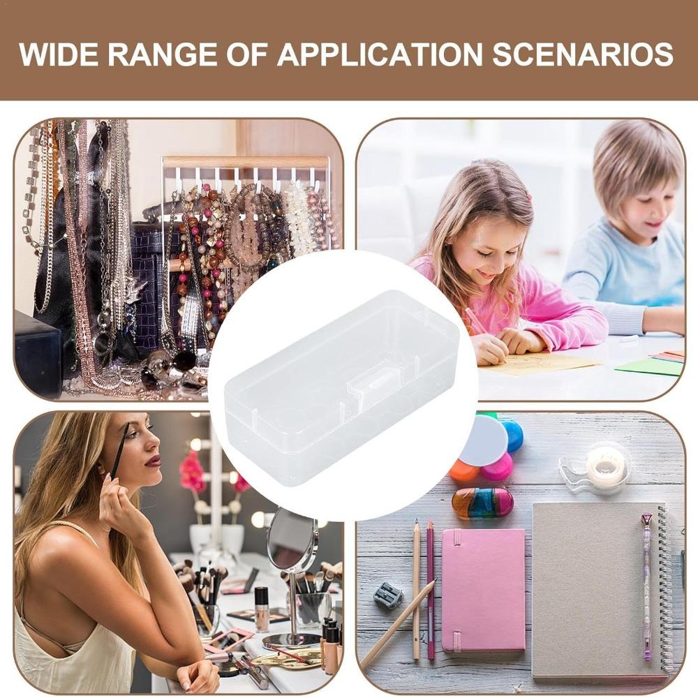 With Buckled Plastic Pencil Box Large Capacity Storage Box  School Stationery Supplies