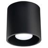 Plafon Orbis 1 Gu10 Czarny Alu Sollux Sl.0016